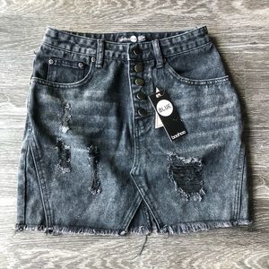 BOOHOO Jean Skirt